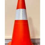 Reflektörlü Plastik Duba 50 cm Trafik Konisi